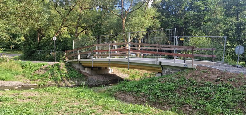 Ein Prachtstück ist die neue Brücke